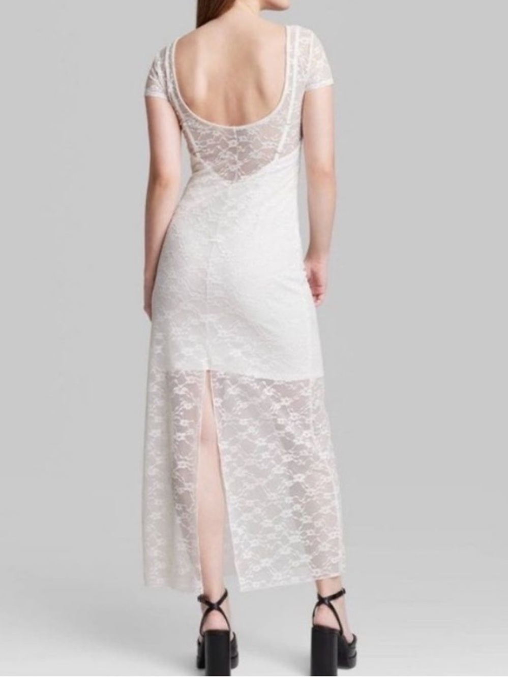 Wild Fable White Lace Dress Size XS - Picture 2 of 7
